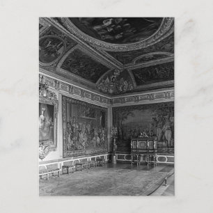 Cartão Postal Sala de jantar do palácio Vintage France Versaille