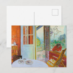 Cartão Postal Sala de Jantar no Campo Paul Bonnard
