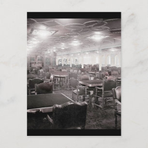 Cartão Postal Sala de Jantar Principal Titanic