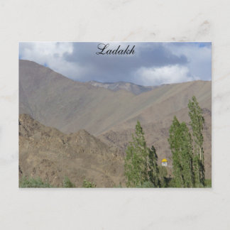 Cartão Postal Sala de oração budista, Saboo, Ladakh, Índia