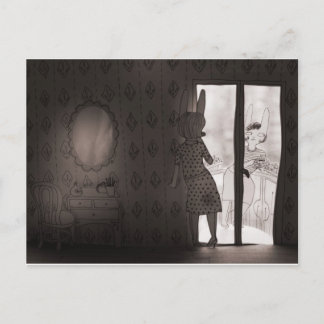 Cartão Postal Sala de papel