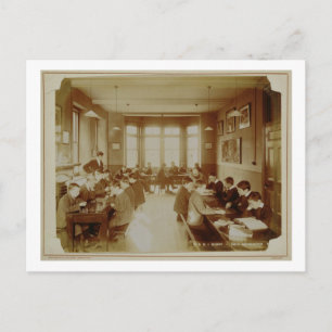 Cartão Postal Sala de Recreação de Menino no Institu surdo e bur