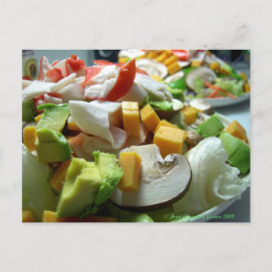 Cartão Postal Salada grave