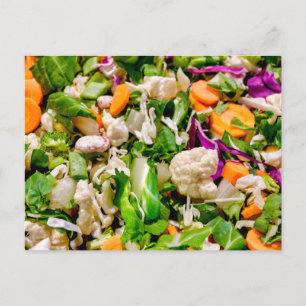 Cartão Postal Salada mista