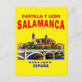 Cartão Postal Salamanca / Castela e Leão, Espanha.