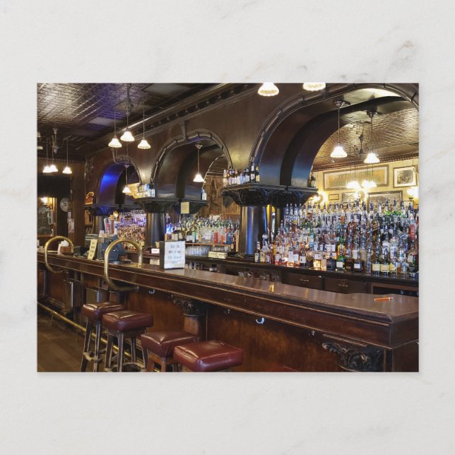 Cartão Postal Salão n.o 10 em Deadwood, Dakota do Sul (Frente)