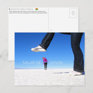 Cartão Postal Salar De Uyuni, Bolívia Cartão-postal