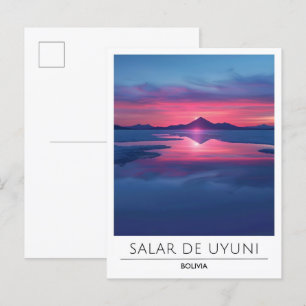 Cartão Postal Salar de Uyuni Bolivia Viagem