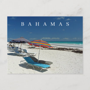 Cartão Postal Salas solares das Ilhas Bahamas Harbor exibem cart