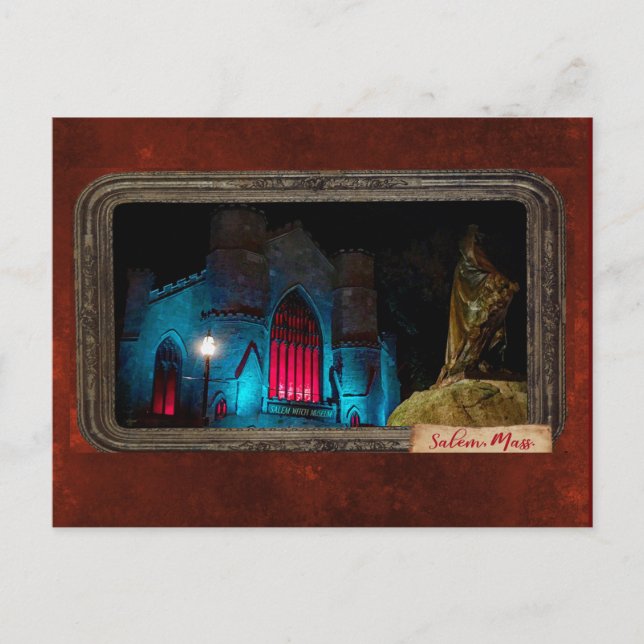 Cartão Postal Salem, Massachusetts - Museu das Bruxas (Frente)