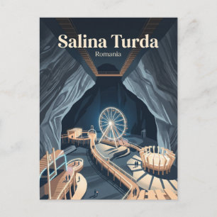 Cartão Postal Salina Turda Romênia