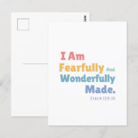 Salm 139:14 Crianças Bíblia Verse Christian Nurser