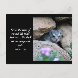 Cartão Postal Salm 27:5 (KJV)