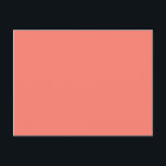 Cartão Postal salmão colorido<br><div class="desc">cor salmão FA8072 tipo de vermelho</div>