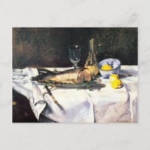 Cartão Postal Salmão de Édouard Manet