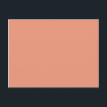 Cartão Postal salmão escuro colorido<br><div class="desc">cor salmão escuro E9967A</div>