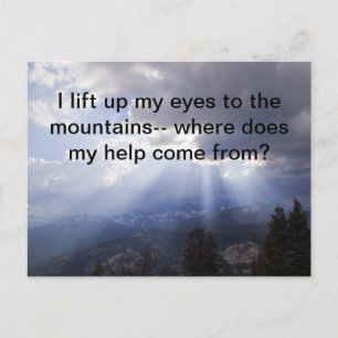 Cartão Postal Salmo 121