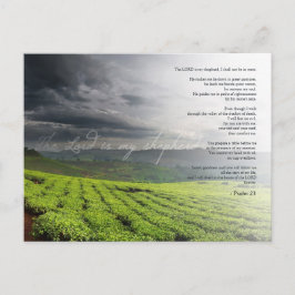 Cartão Postal Salmo 23 O Senhor É Meu Pastor Arte de Vinhedo