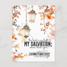 Salmo 27:1 O Senhor é a minha Bíblia de Luz e Salv