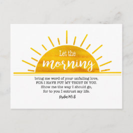 Cartão Postal Salmo amarelo de Sun