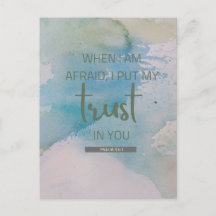 Salmo de Aquarela 56:3