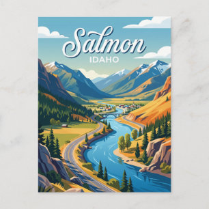 Cartão Postal Salmon River Scenic Byway Idaho