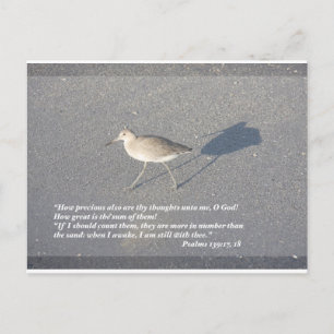 Cartão Postal Salmos 139:17-18