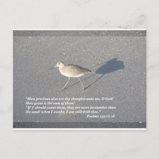 Cartão Postal Salmos 139:17-18