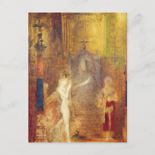 Cartão Postal Salomão dançando antes de Herod, c.1876 (Frente)