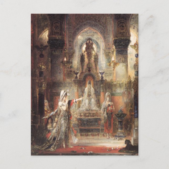 Cartão Postal Salome Dançando Antes De Herod (Frente)