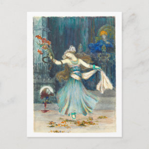 Cartão Postal Salome Dançando por Pintura de Moreau