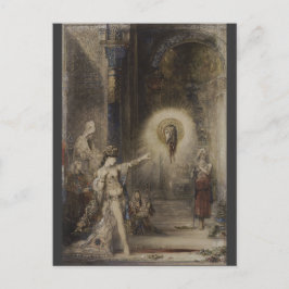 Cartão Postal Salomé e Aparição Gustave Moreau Watercolor