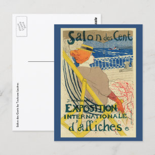 Cartão Postal Salon des Cents de Toulouse Lautrec, Art Nouveau
