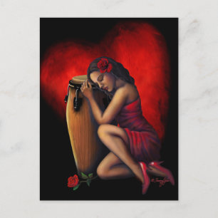 Cartão Postal Salsa Heartbeat