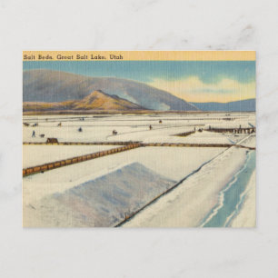 Cartão Postal Salt Beds, Excelente Salt Lake, Utah