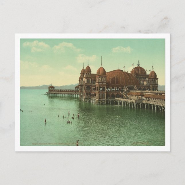 Cartão Postal Saltair Pavilion (Frente)