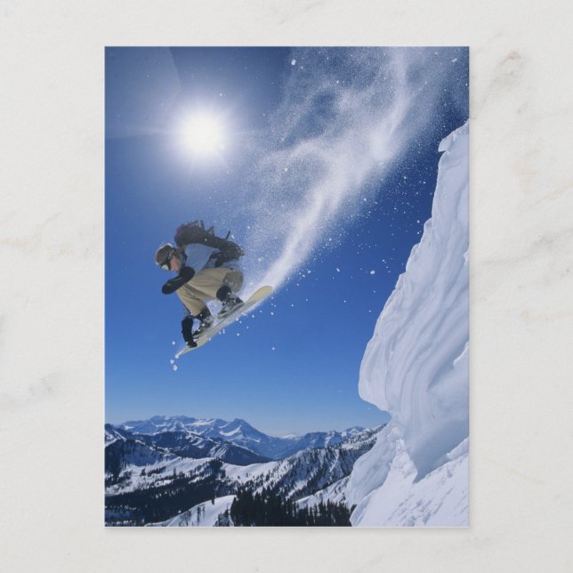 Cartão Postal Saltando para Cobra Creek Canyon de Clayton 3 (Frente)