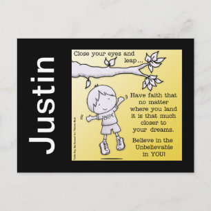 Cartão Postal Salto de Fé