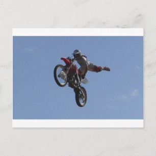 Cartão Postal Salto Motocross