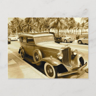 Cartão Postal Salto no assento do condutor