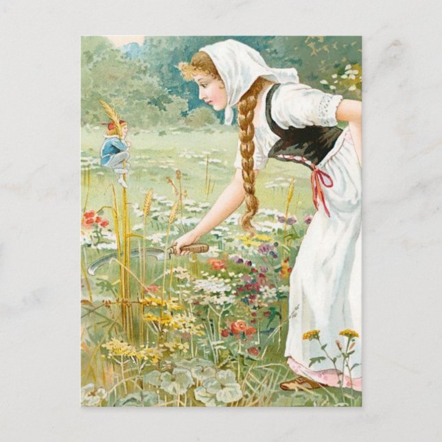 Cartão Postal "Salto O Meu polegar", por E S Hardy (Frente)