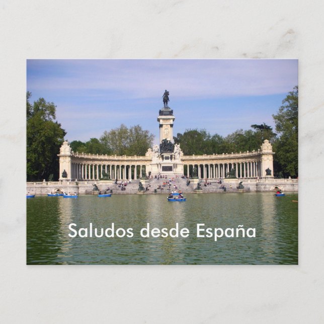 Cartão Postal Saludos desde España 3 (Frente)
