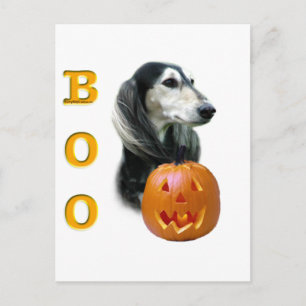 Cartão Postal Saluki Boo