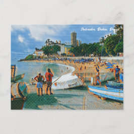 Cartão Postal Salvador, Bahia, Brasil Porto da Barra Art