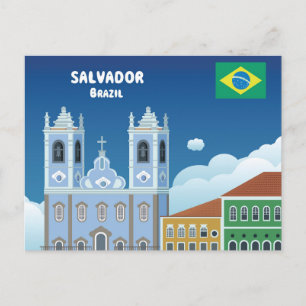 Cartão Postal Salvador Brasil