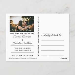 Cartão Postal Salvar O Modo Preto De Foto Do Script De Ouro De D