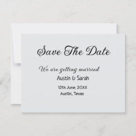 Cartão Postal Salvar o texto moderno do site de casamento QR da 