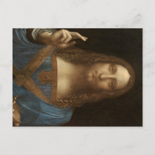 Cartão Postal Salvator Mundi por Leonardo da Vinci