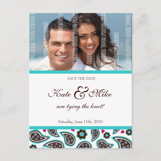 Cartão Postal Salve a Data | C1 (Frente)