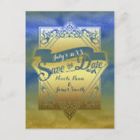 Salve A Data Vintage Praia Elegante Engajamento